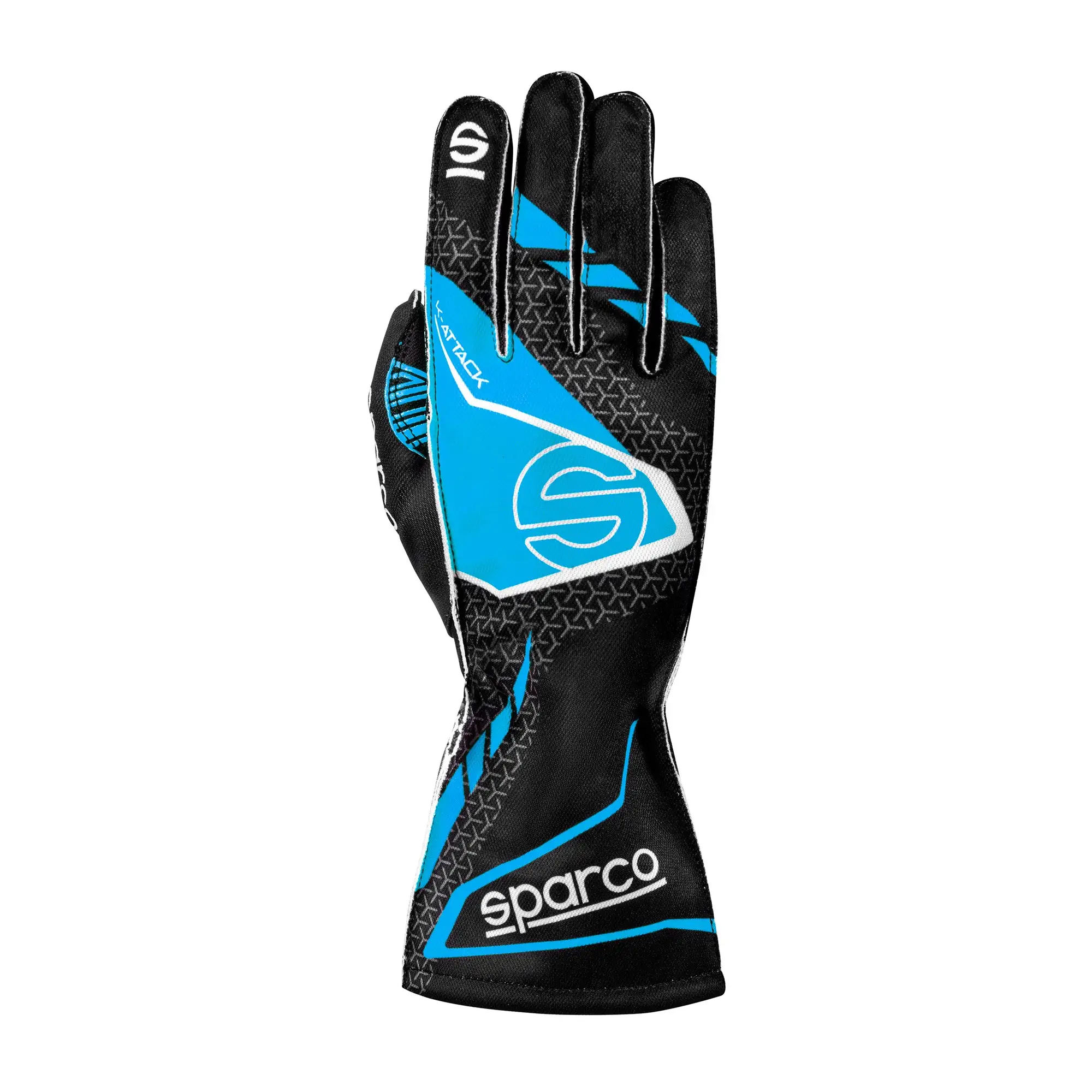 Sparco K-Attack kart handschoenen 1 Sparco K-Attack kart handschoenen zwart met grijs