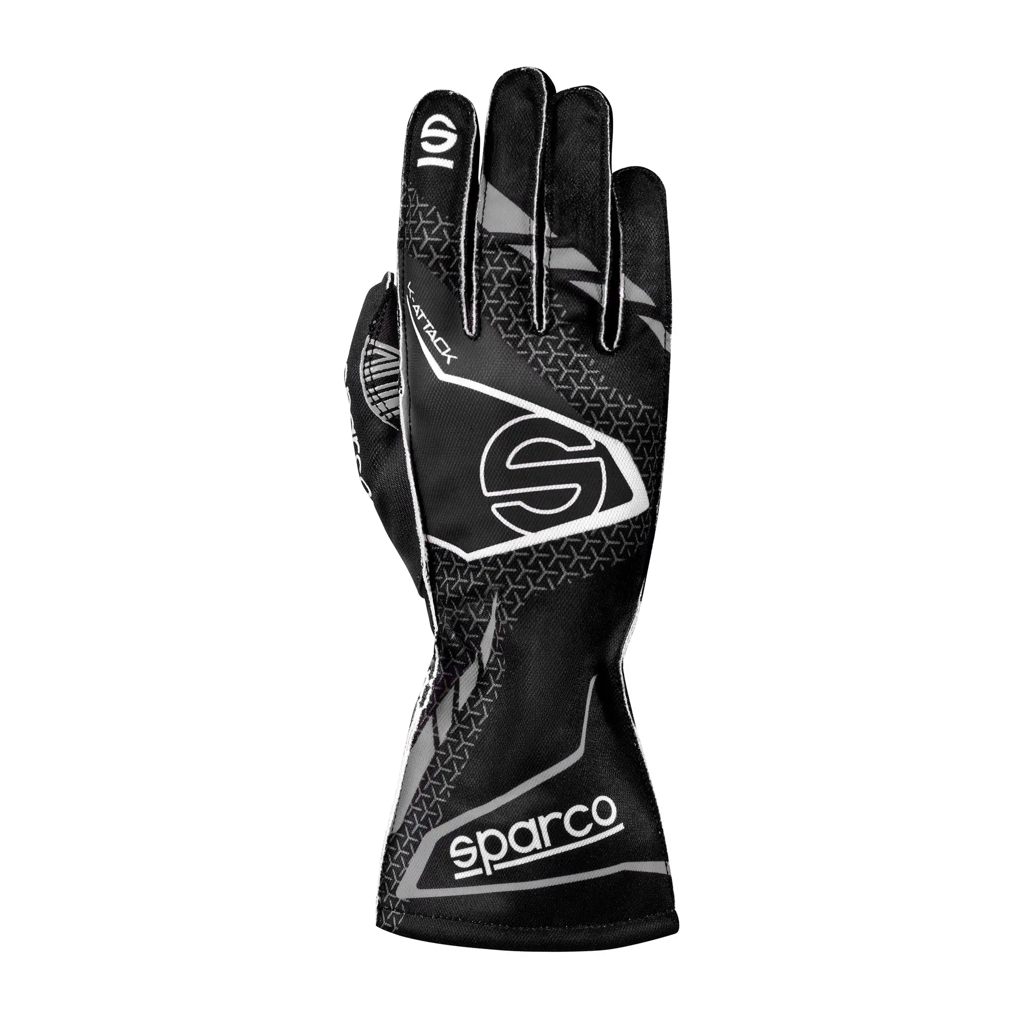 Sparco K-Attack kart handschoenen 2 Sparco K-Attack handschoen zwart met lichtblauw