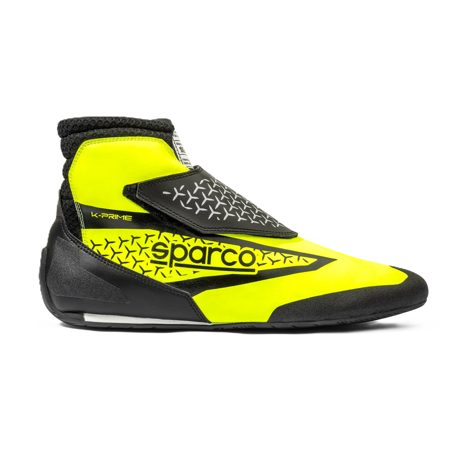 Chaussures de karting Sparco K-Prime 4 Sparco K-Prime kartschoen fluo geel met zwart