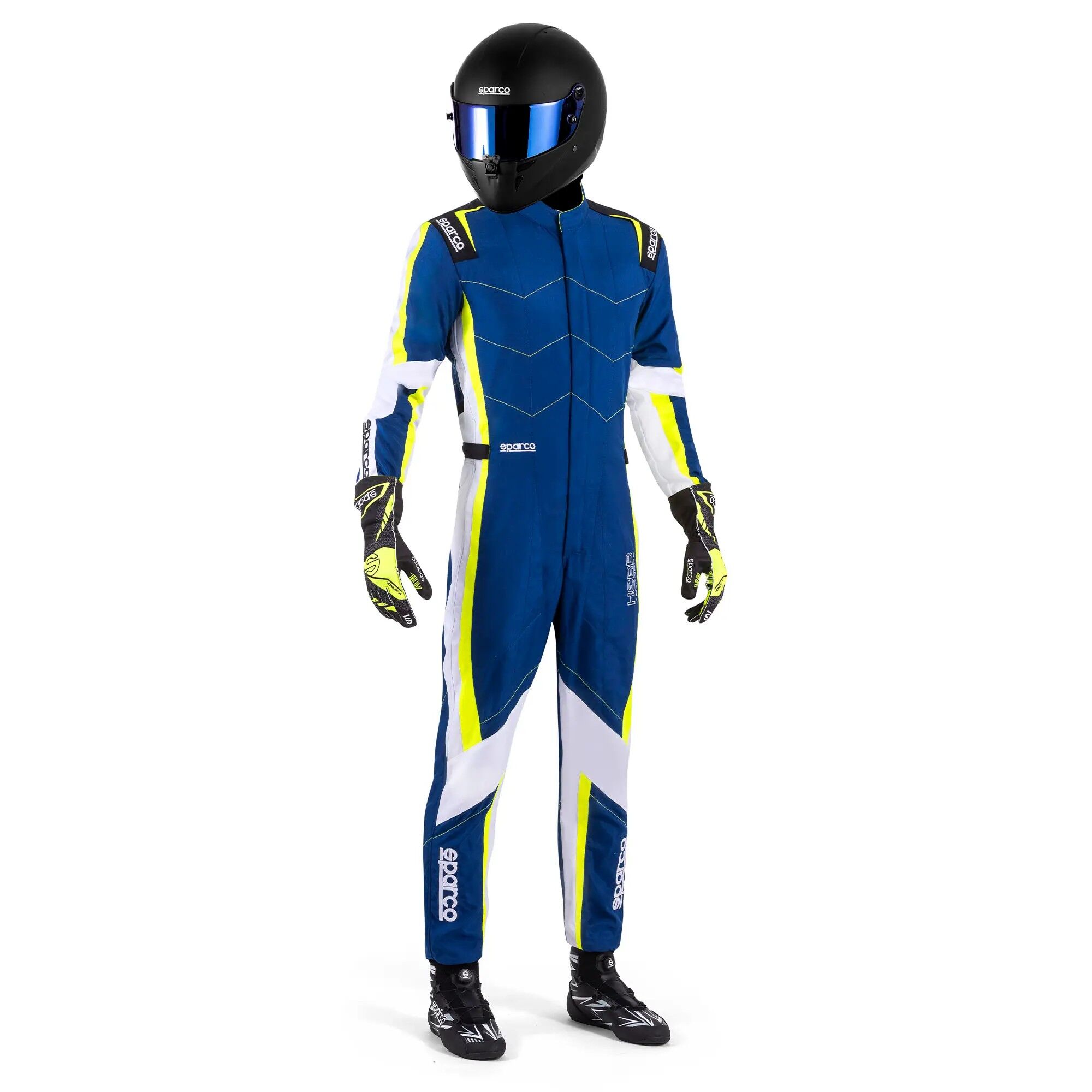 Combinaison de karting Sparco Kerb Advanced 5 Sparco Kerb Advanced kartpak, voorkant met diagonale naden