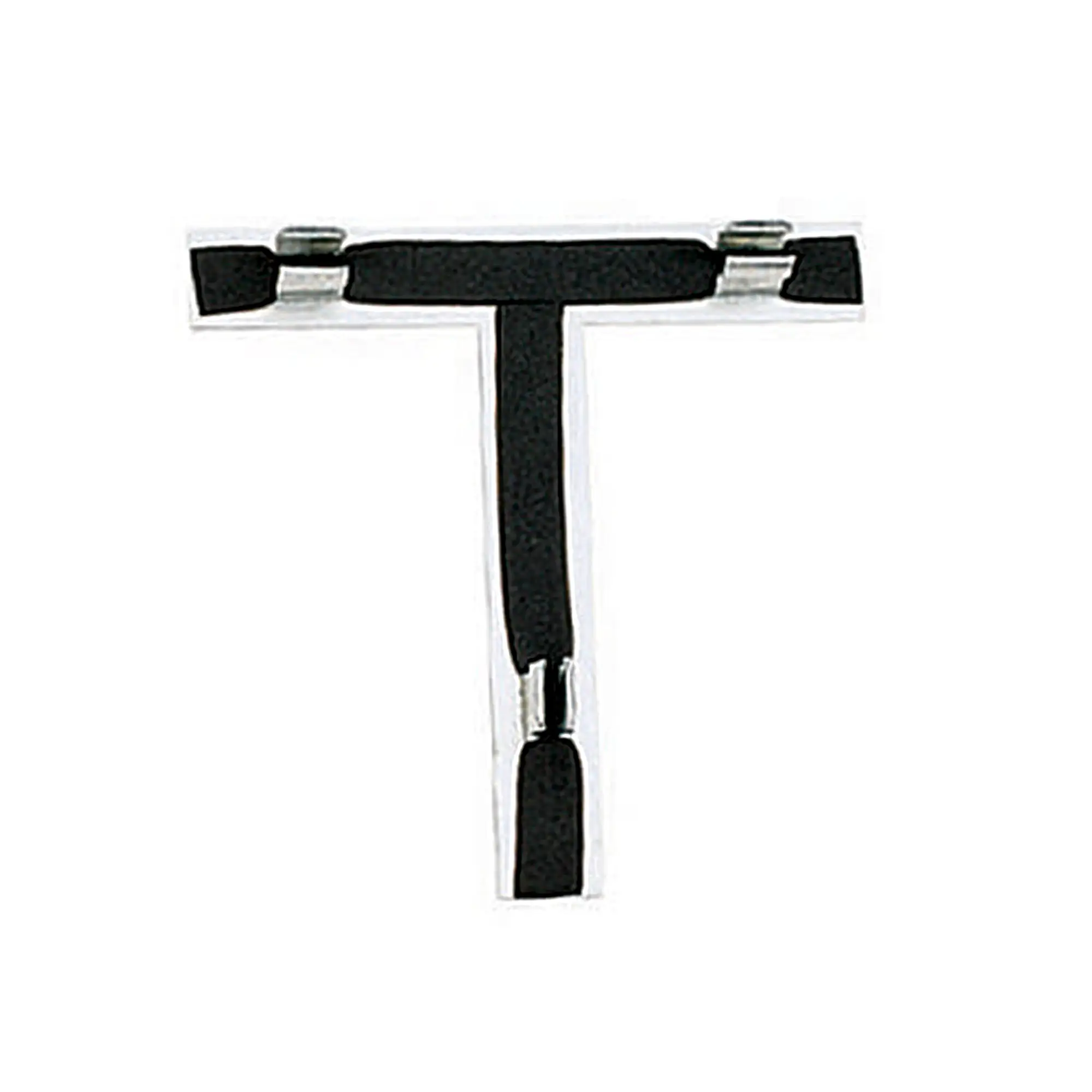 Support de clé en croix Sparco 1 Sparco kruissleutelhouder met borgveren en rubber