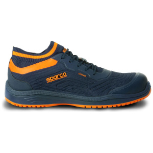 Sparco Legend veiligheidsschoen met carbon neus, zwart met blauw