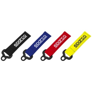 Sparco leren sleutelhanger in vier kleuren