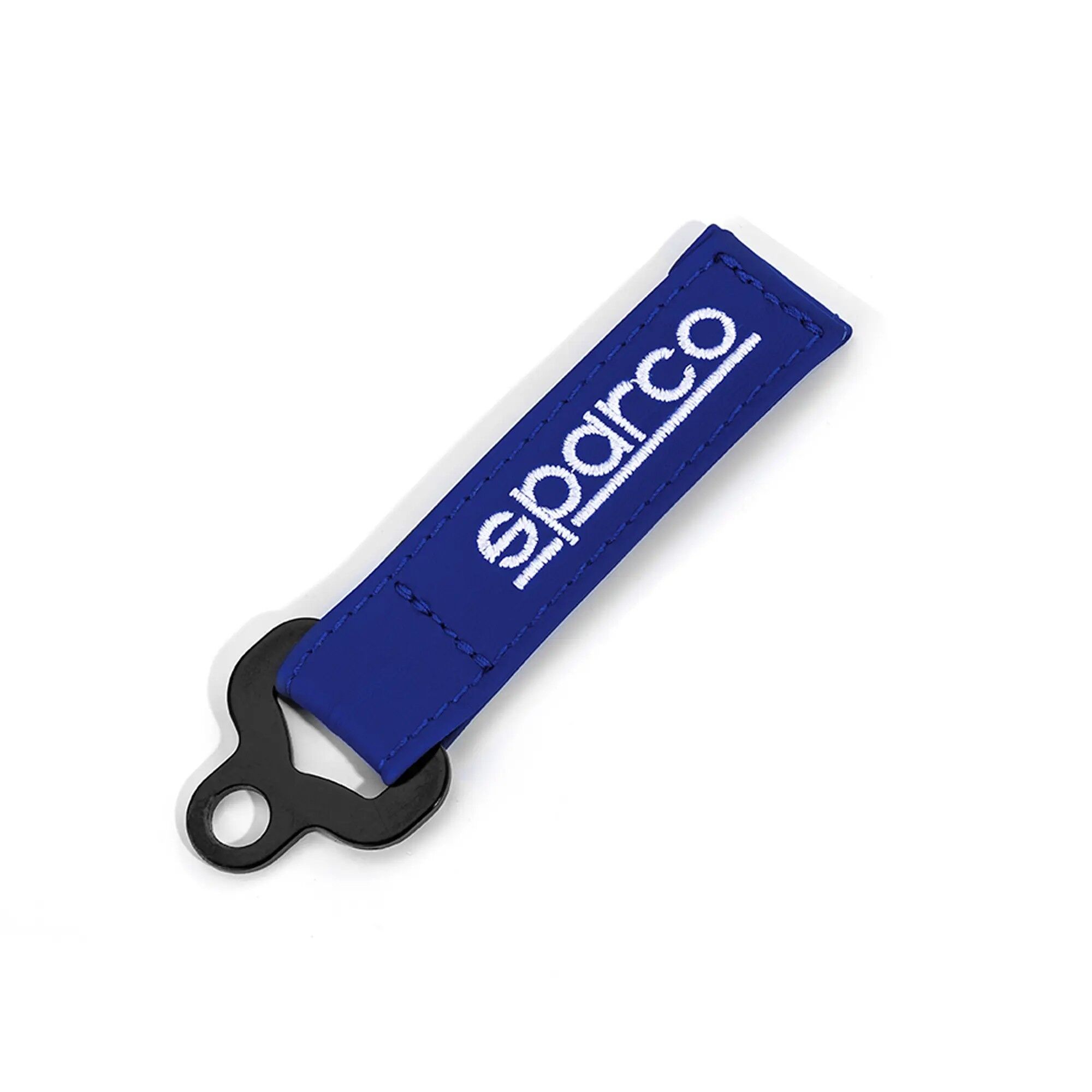 Sparco leren sleutelhanger 2 Blauwe leren sleutelhouder van Sparco