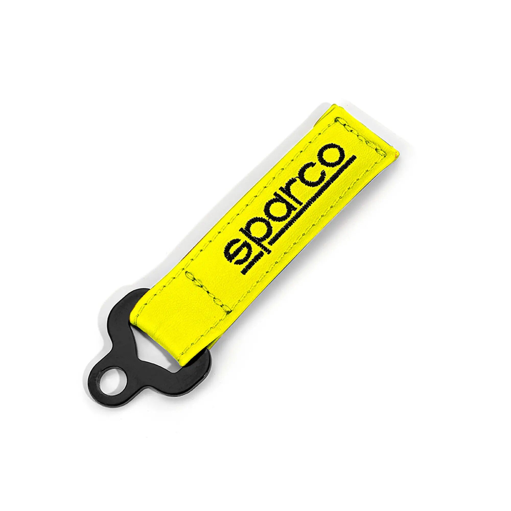 Sparco leren sleutelhanger 3 Fluogele leren sleutelhanger van Sparco