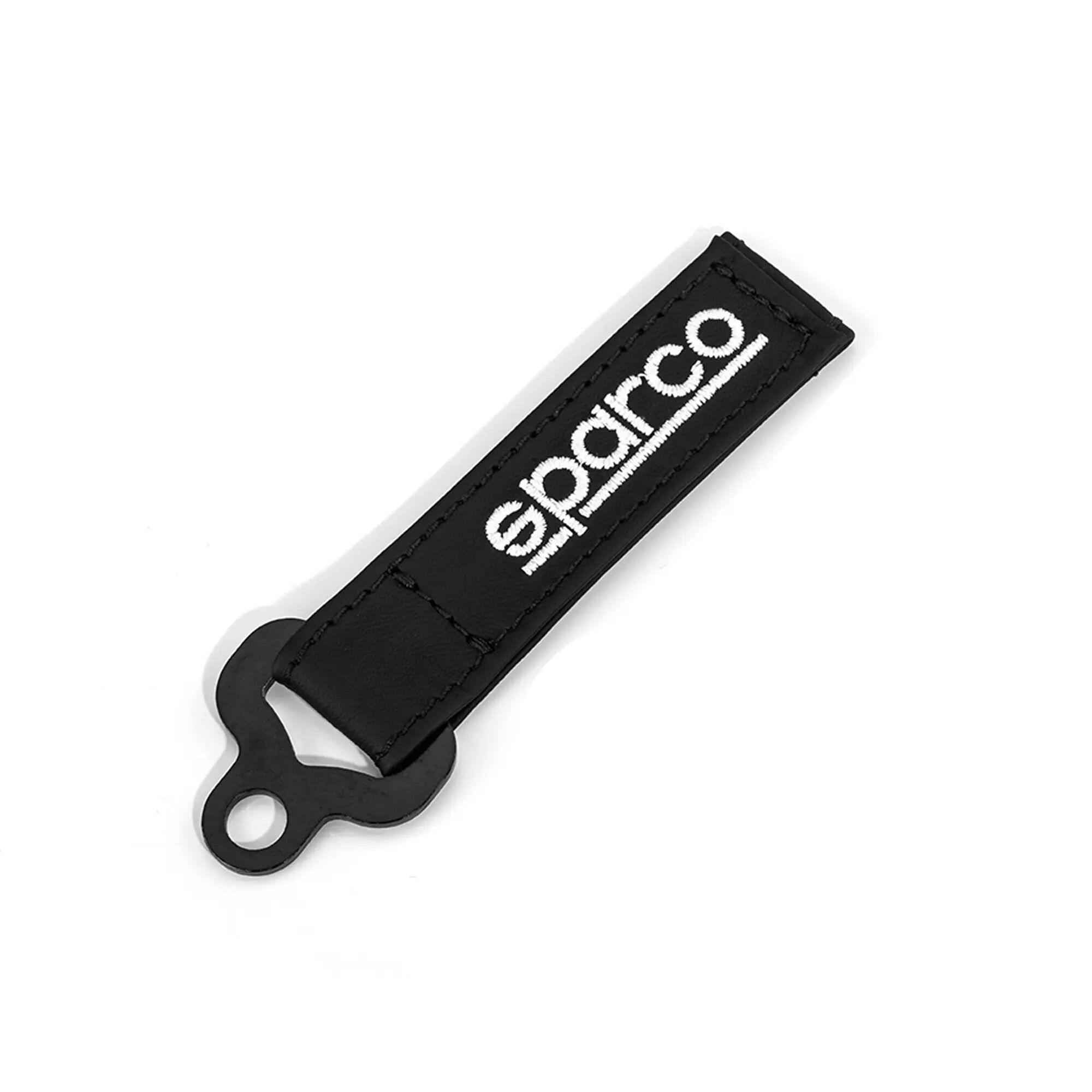 Sparco leren sleutelhanger 4 Zwarte Sparco Leather Key Holder