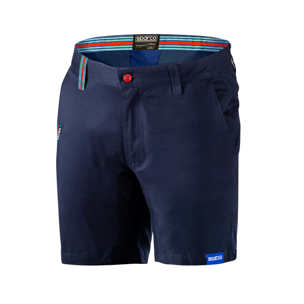 Sparco Martini Racing Bermuda shorts 1 Martini Racing bermuda van Sparco in marineblauw
