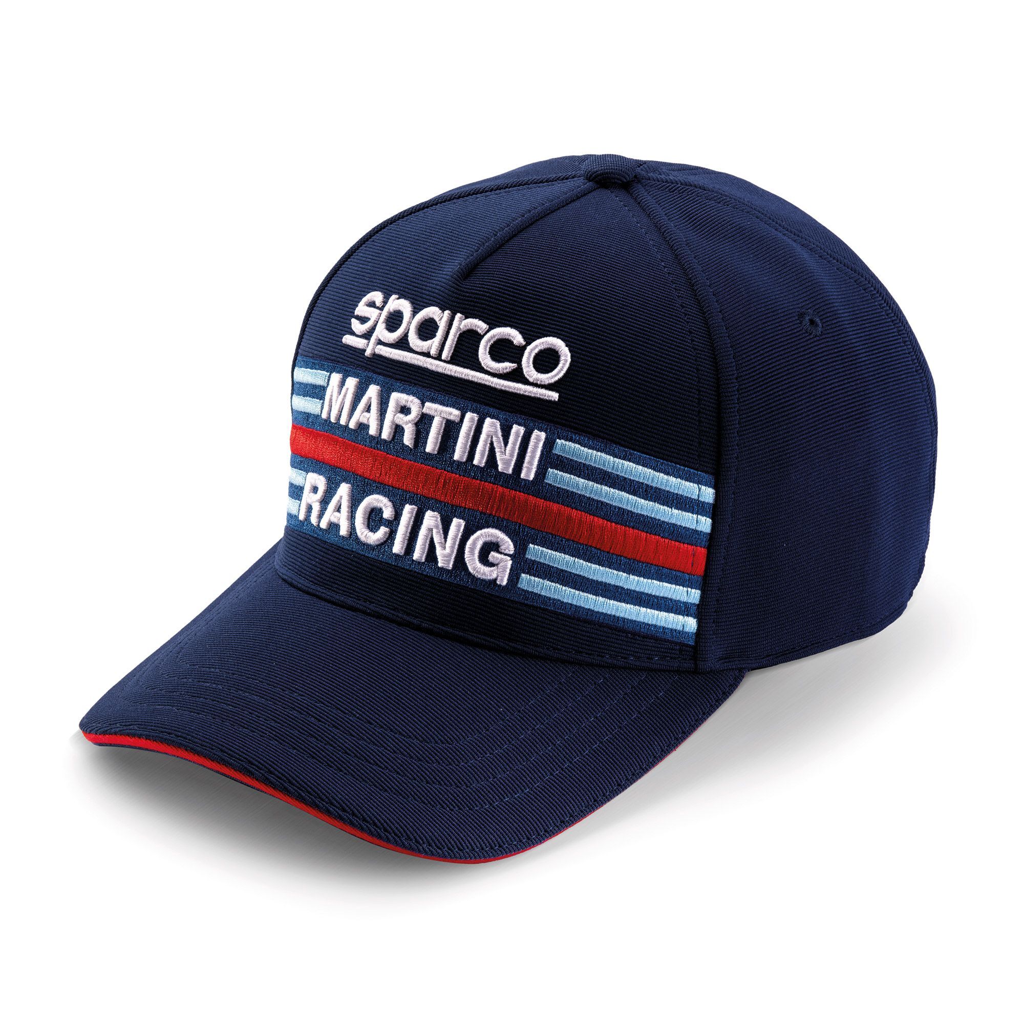 Sparco Martini Racing flexfit cap 1 Sparco Martini Racing flexfit cap met 3D geborduurde racestrepen