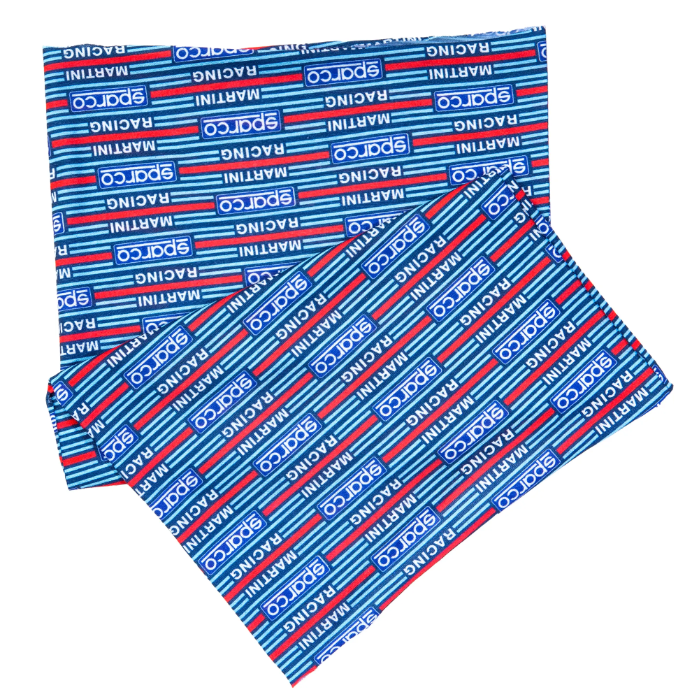 Sparco Martini Racing neck warmer 1 Sparco Martini Racing nekwarmer in blauw met Martini-accenten