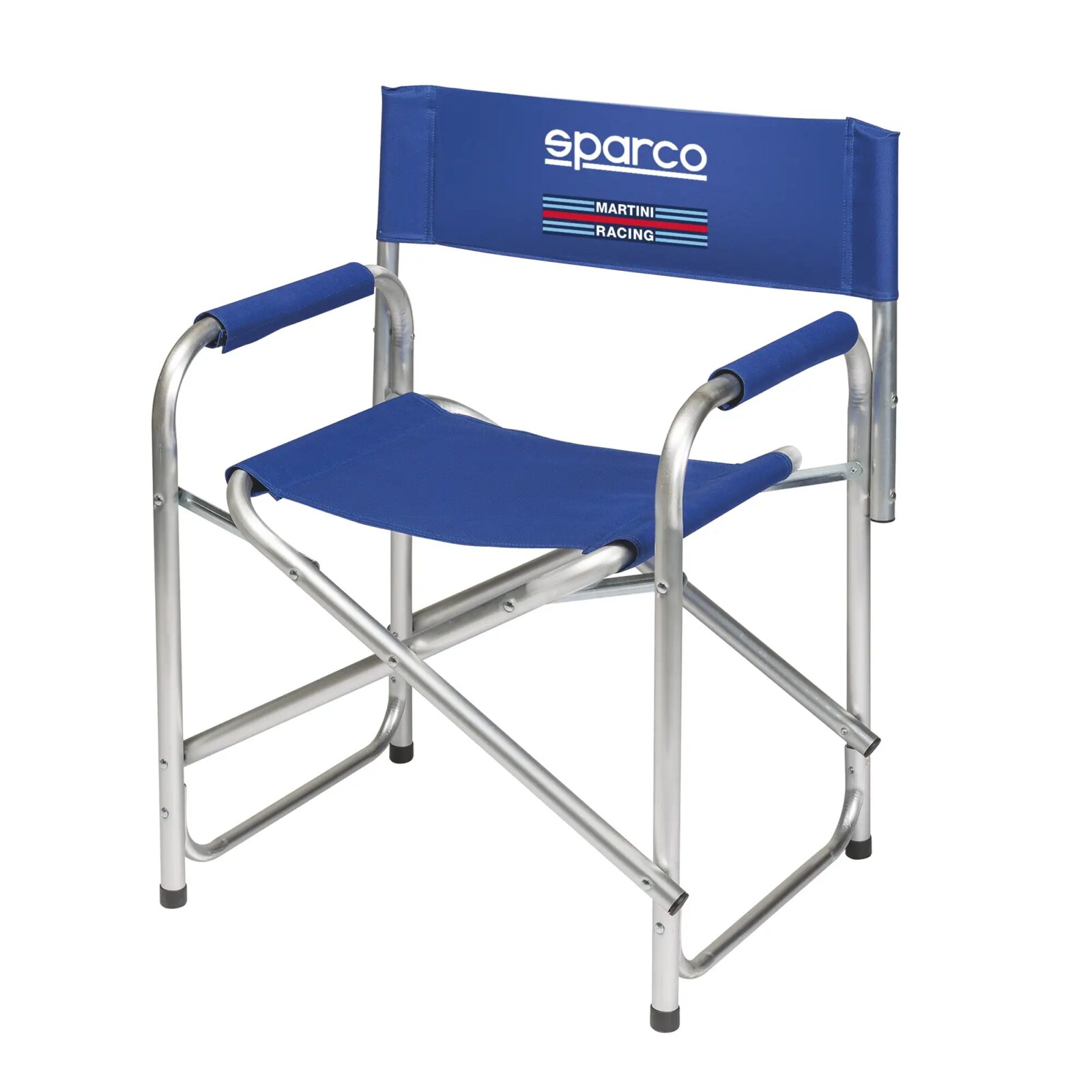 Chaise paddock Martini Racing Sparco 1 Sparco Martini Racing paddock klapstoel met aluminium frame