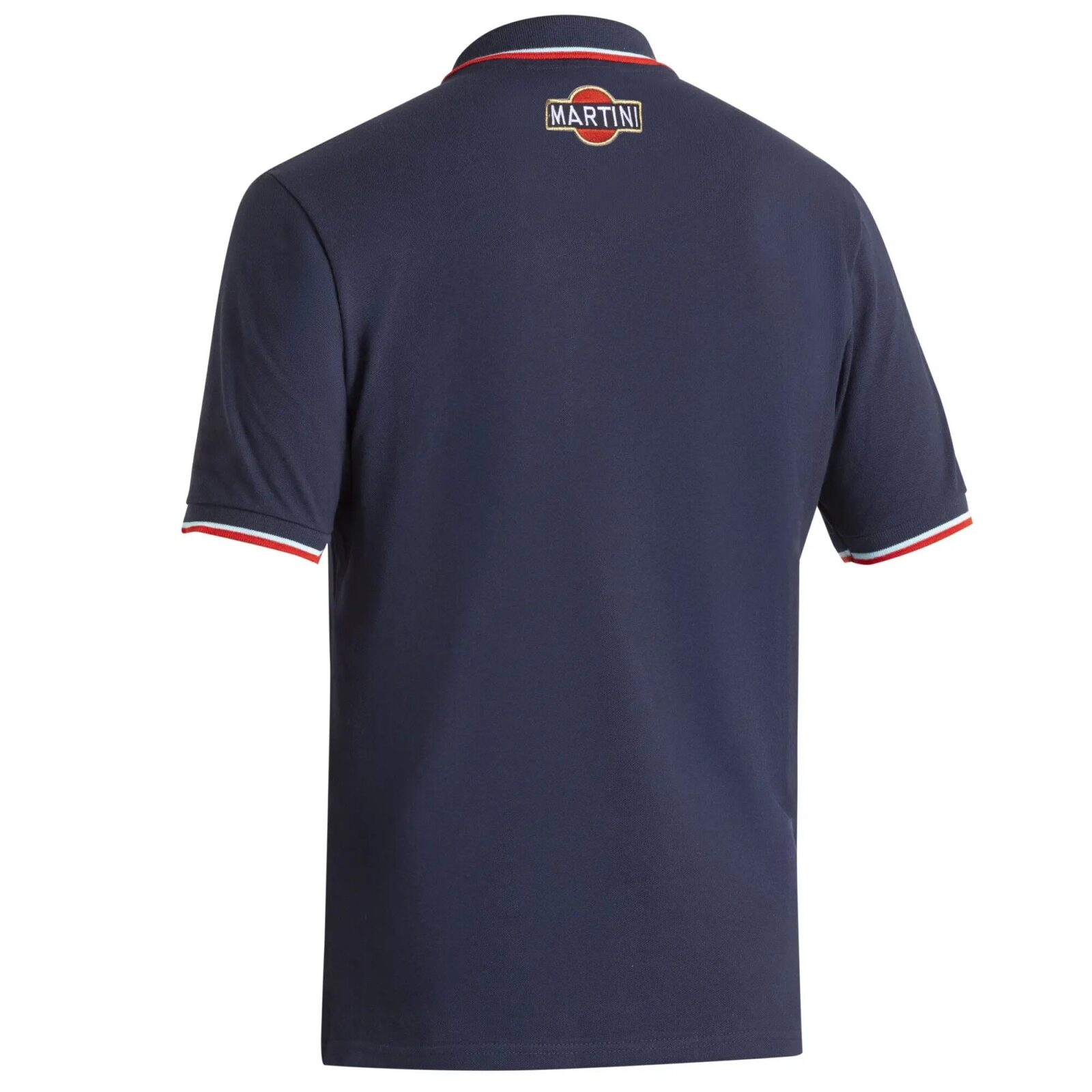 Polo Sparco Martini Racing Pocket 3 Achterkant van de marineblauwe Martini polo van Sparco