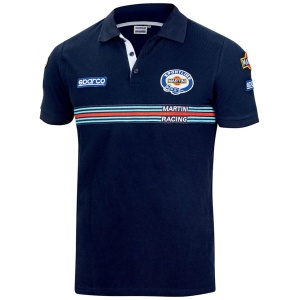 Martini Racing Replica polo van Sparco in marineblauw