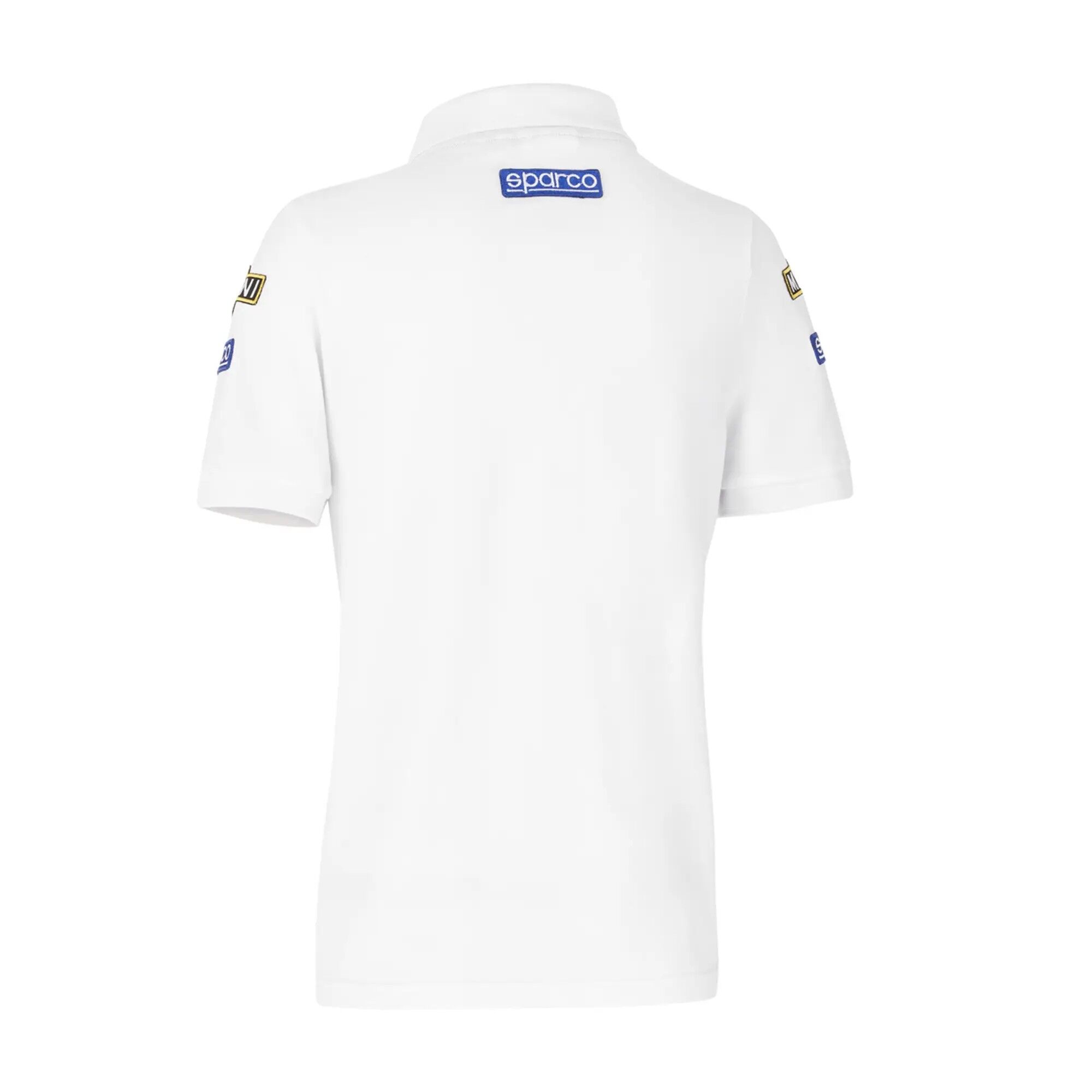 Polo réplique femme Sparco Martini Racing 2 Achterkant van de Sparco Martini damespolo van katoenen piqué