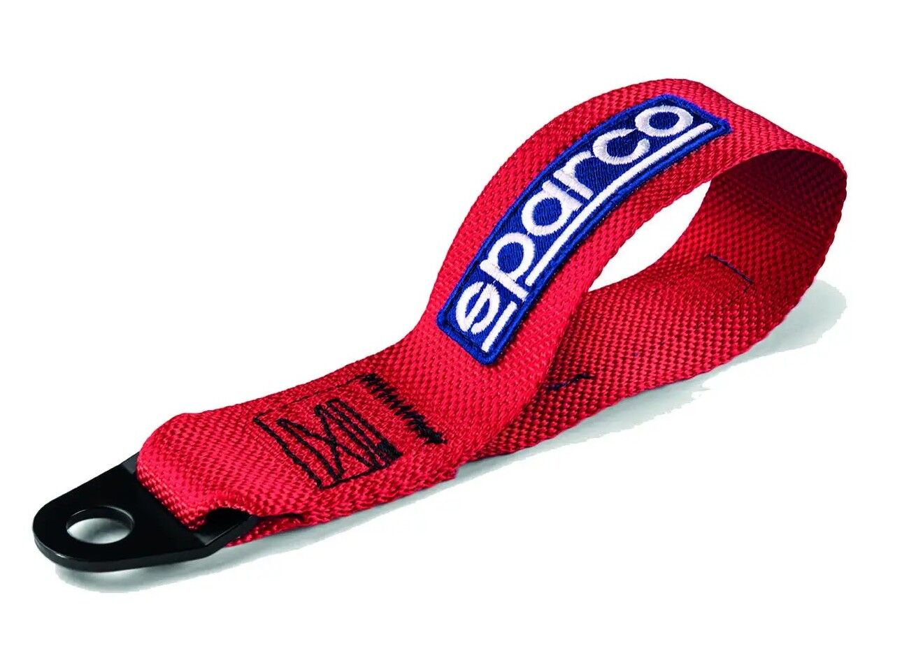 Sangle Sparco Martini Racing pour remorquage FIA 2 Textiele sleeplus met metalen plaat in Martini Racing uitvoering