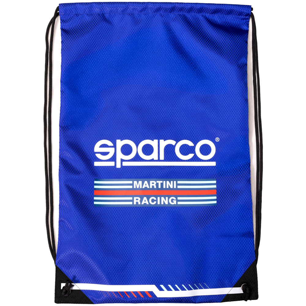 Sparco Martini Racing sportsack in blauw met trekkoord