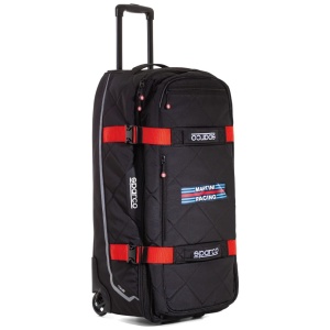 Martini Racing Tour kit bag van Sparco in zwart met grijs