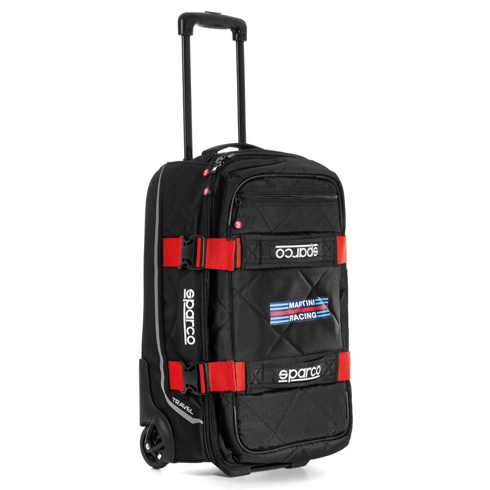Sparco Martini Racing Travel trolley 1 Martini Racing Travel trolley van Sparco in rood
