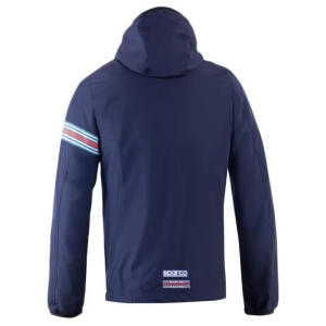 Martini Racing windbreaker van Sparco in marineblauw met racestrepen