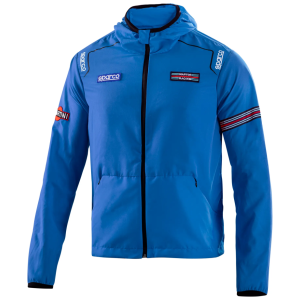Sparco Martini Racing windstopper in rood met racestrepen