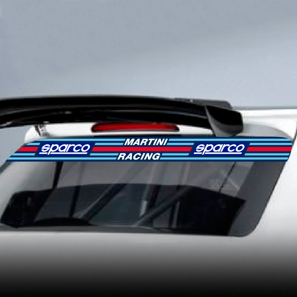 Bande pare-soleil lunette arrière Sparco Martini Racing 1 Sparco Martini Racing zonneband achterruit, 120 x 10 cm