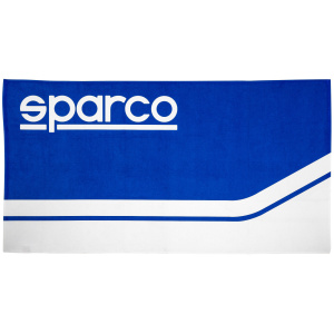 Blauwe Sparco microvezel sporthanddoek