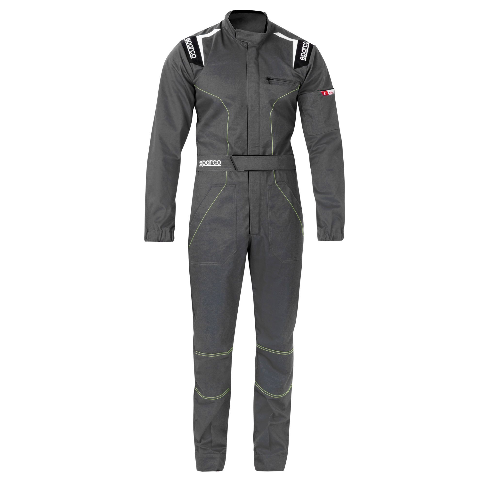Sparco MS-4 monteursoverall 2 Grijze Sparco MS-4 overall voor monteurs
