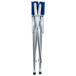 Sparco paddock klapstoel met aluminium frame en blauwe stof