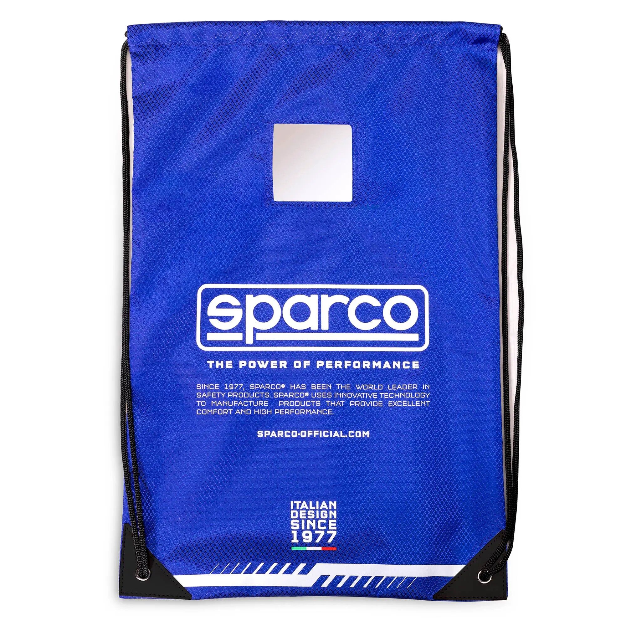Sparco Payoff shoe bag 4 Blauwe Sparco tas voor schoenen, andere zijde