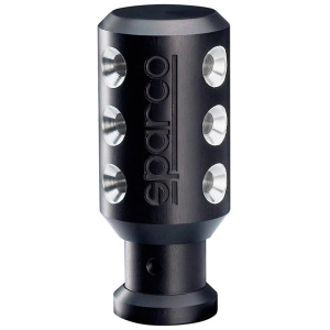 Sparco Piuma pookknop van aluminium in zilver titanium