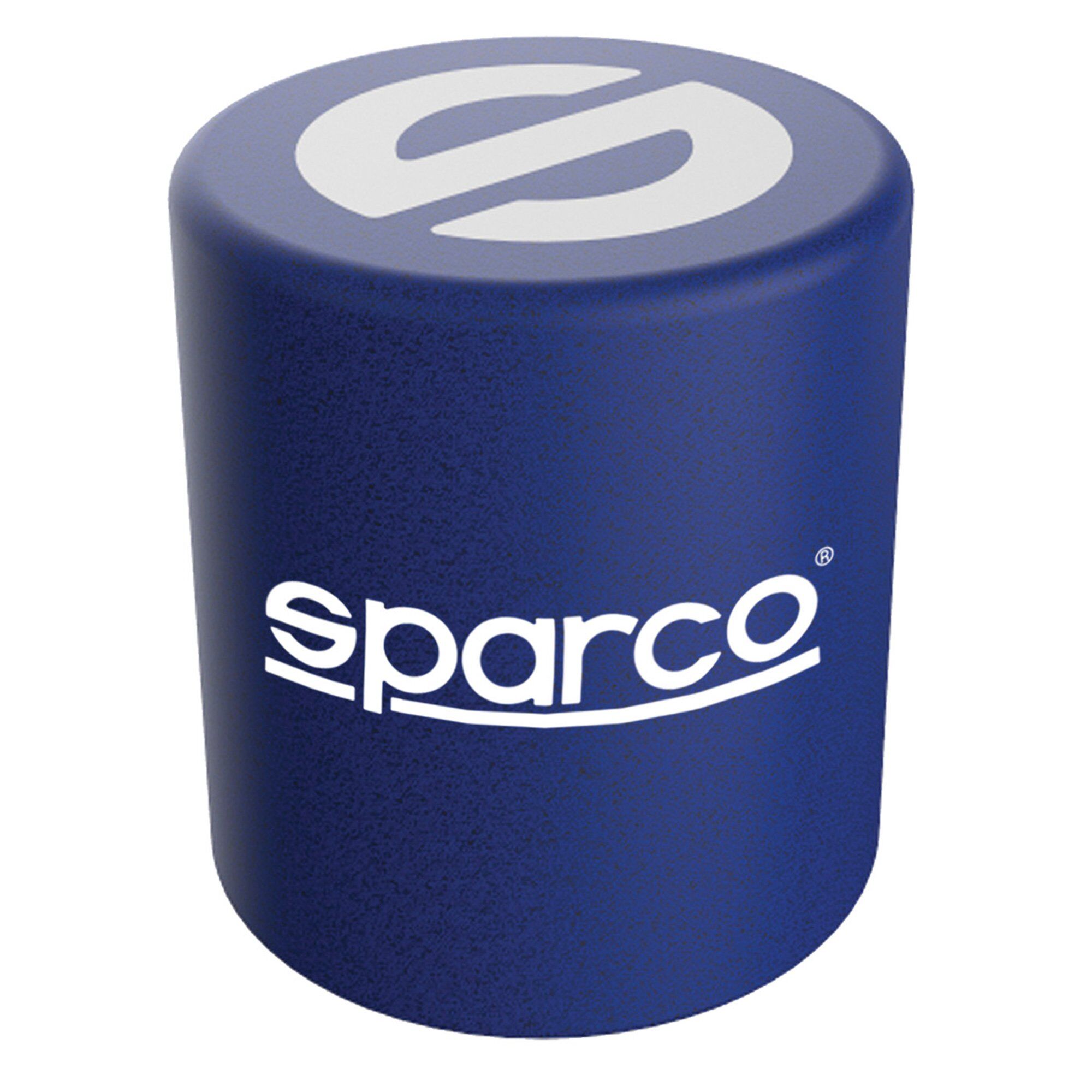 Pouf Sparco 1 Blauwe Sparco poef met S-logo op de bovenkant