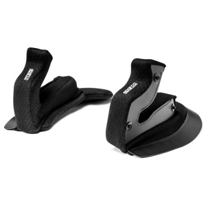Sparco Prime 8860 wangkussens in zwart voor de Prime RF-10W Supercarbon