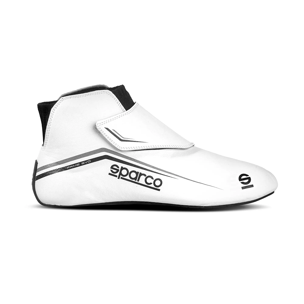 Sparco Prime Evo FIA racing shoes 2 Ultralichte Sparco Prime Evo racingschoen vanuit een andere hoek