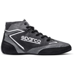 Sparco Prime Extreme raceschoenen in marineblauw en rood met externe veters