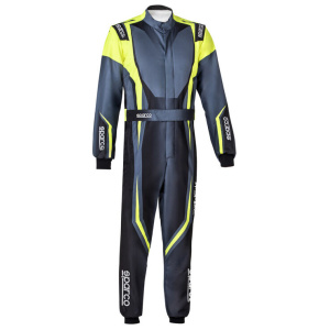 Sparco Prime-K Advanced kartoverall zwart met geel