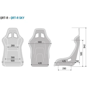 Sparco QRT-R gaming stoel van glasvezel voor simracen
