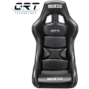 Sparco QRT-R Sky kuipstoel met kunstleren bekleding