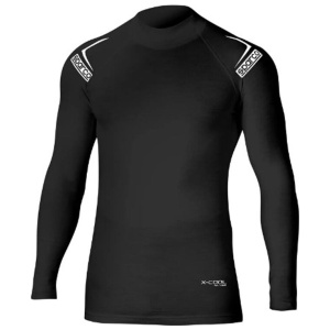 Zwarte Sparco R558 Shield onderkleding set met shirt en broek