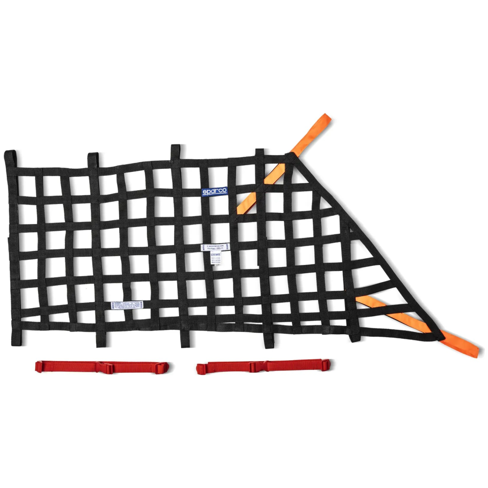 Sparco raamnet T-Series in zwart, 100 x 50 cm met klittenband