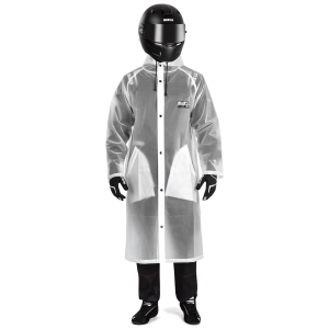 Sparco Raincoat EVO transparante regenjas met capuchon
