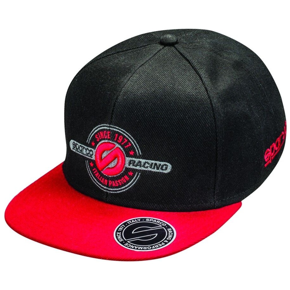 Sparco Rebel kinderpet met platte klep en 1977 Italian Passion logo