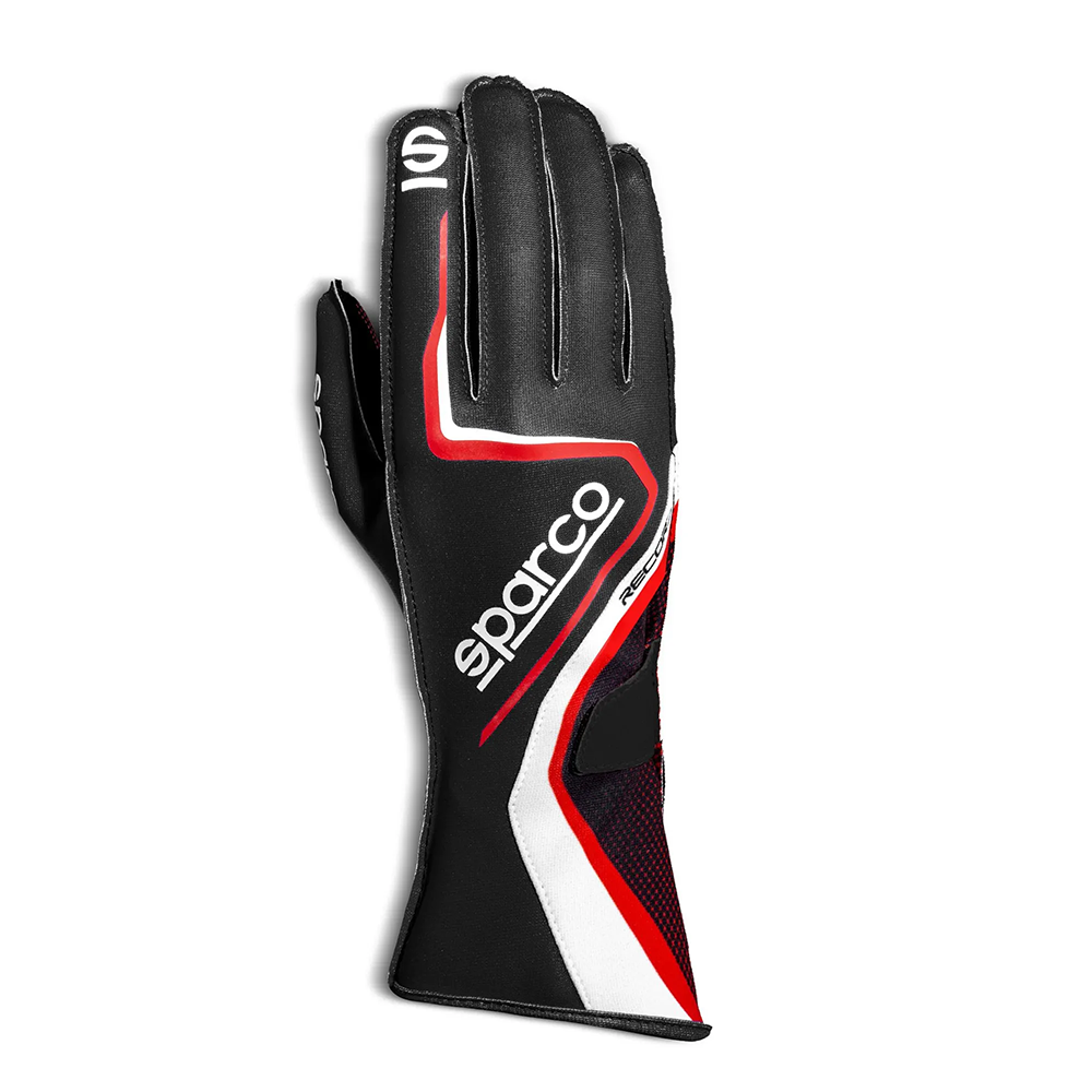 Sparco Record kart handschoenen maat 7 1 Sparco Record kart handschoenen zwart met rood