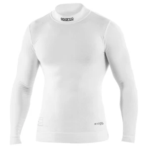 Sparco RW-10 Shield Pro ondershirt in wit, naadloos en FIA 8856-2018