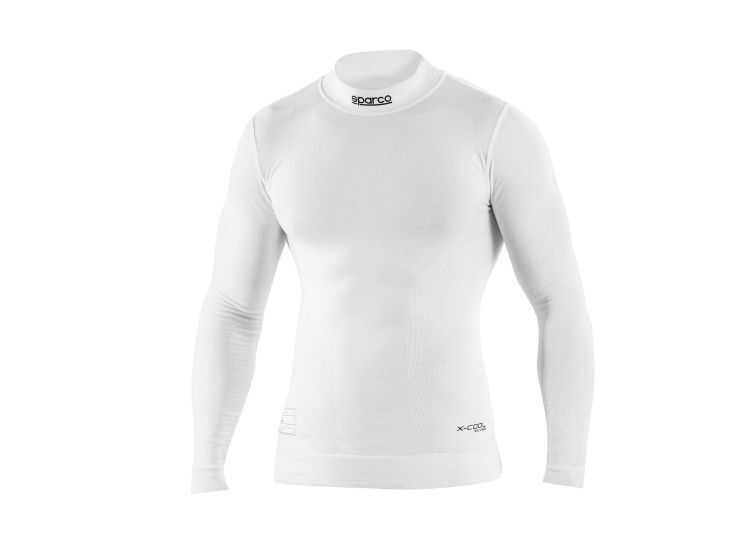 Sparco RW-10 Shield Pro FIA undershirt 1 Sparco RW-10 Shield Pro ondershirt in wit, naadloos en FIA 8856-2018