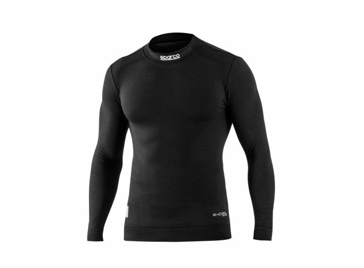 Sparco RW-10 Shield Pro FIA undershirt 2 Zwart Sparco RW-10 Shield Pro ondershirt met bedrukte logo's