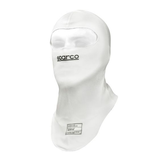 Cagoule Sparco RW-4 Guard FIA 1 Sparco RW-4 Guard balaclava in wit, FIA 8856-2018 bivakmuts