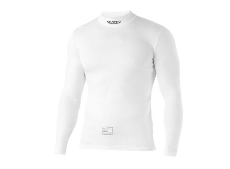 Sparco RW-4 Guard FIA undershirt 1 Sparco RW-4 Guard ondershirt in wit met lange mouwen, FIA 8856-2018