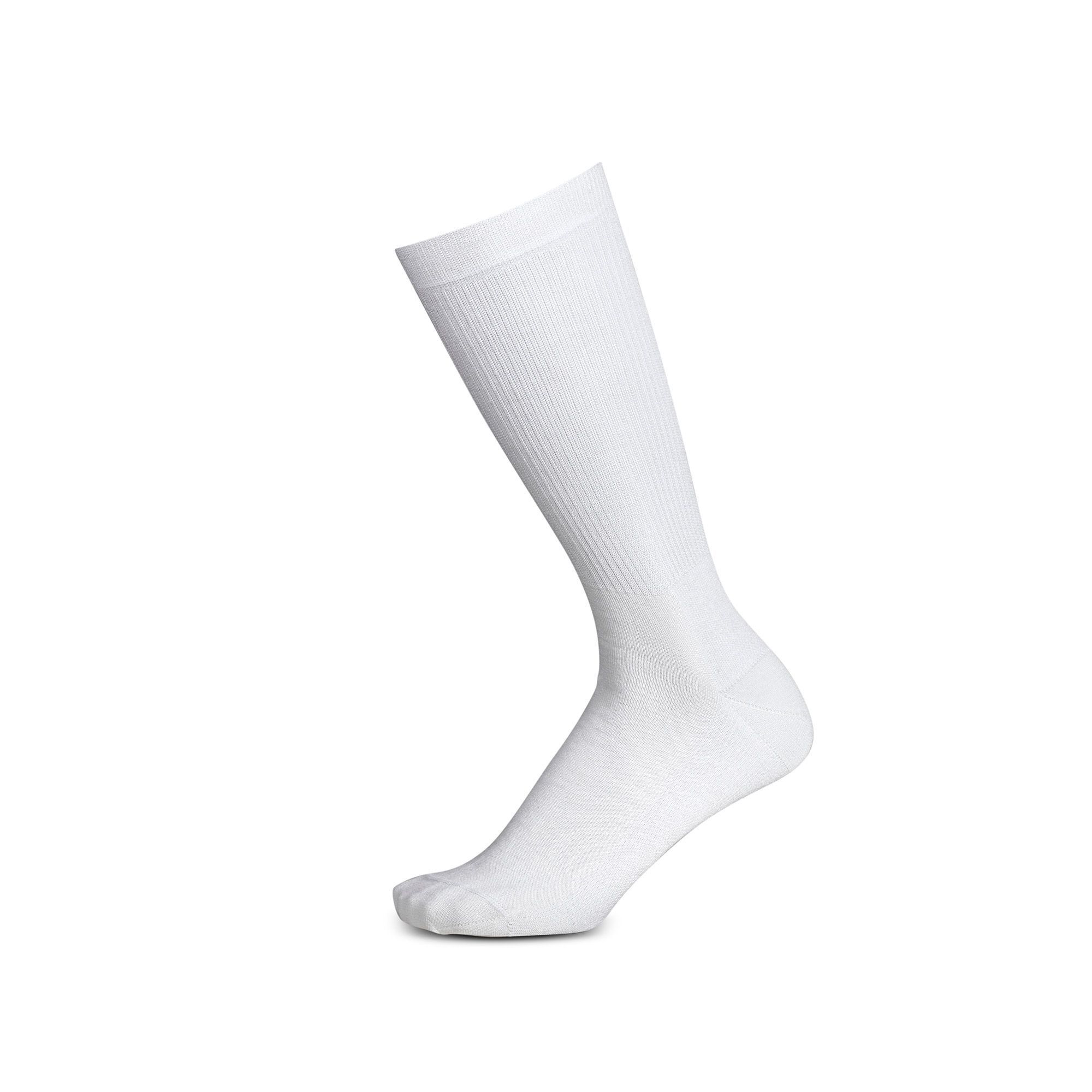 Sparco RW-4 Guard FIA socks 1 Sparco RW-4 Guard sokken in wit, brandwerende FIA sokken van Nomex