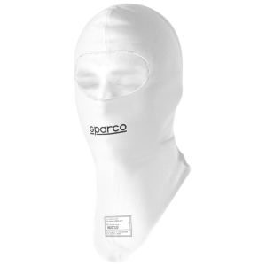 Sparco RW-7 Delta balaclava in zwart, FIA 8856-2018 en SFI 3.3