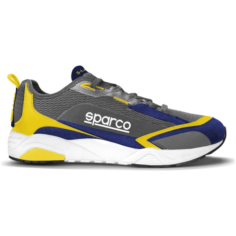 Sparco S-Lane sneaker van suède met mesh panelen, maat 44