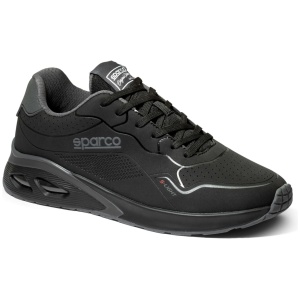 Sparco S-Light sneakers in zwart met donkergrijs, hoofdfoto